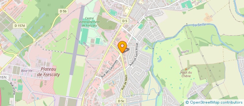 localisation de l'entreprise LES FORGES à MARLY