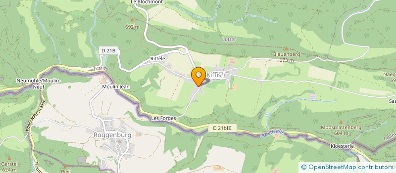 localisation de l'entreprise LES FORGES  KIFFIS