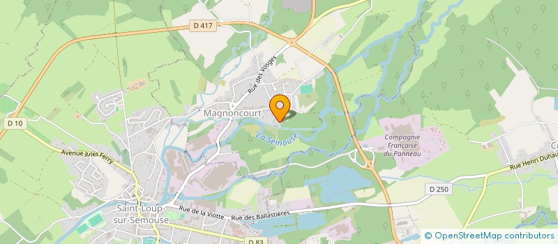 localisation de l'entreprise LES FORGES COMTOISES  MAGNONCOURT