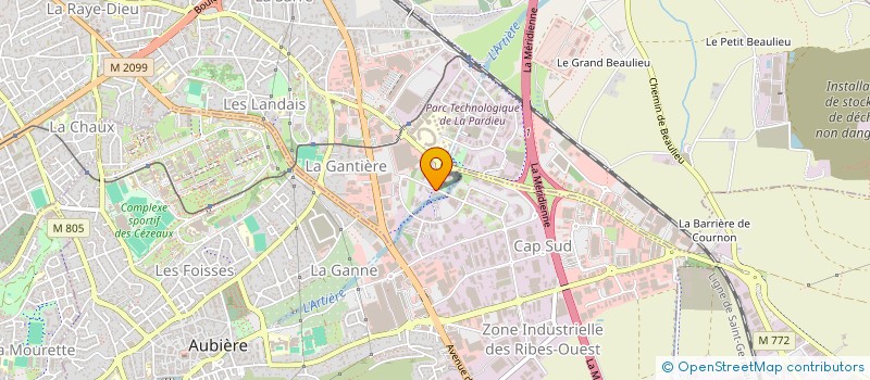 localisation de l'entreprise LES FORGES DE GERZAT à CLERMONT-FERRAND