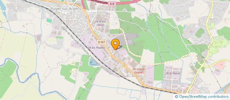localisation de l'entreprise LES FORGES DE ST ELOI à PUGET-SUR-ARGENS