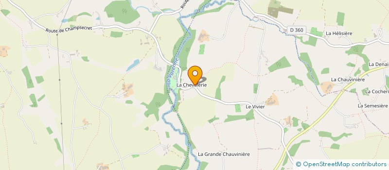 localisation de l'entreprise LES FORGES DE VARENNE à CHAMPSECRET