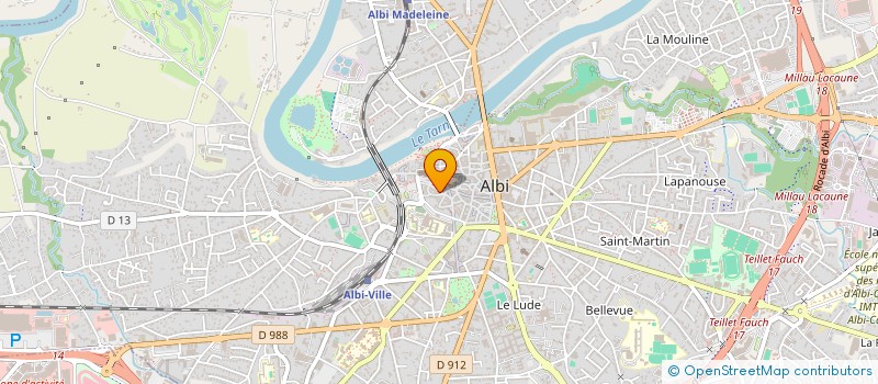 localisation de l'entreprise LES FORGES DU VIEIL ALBY à ALBI