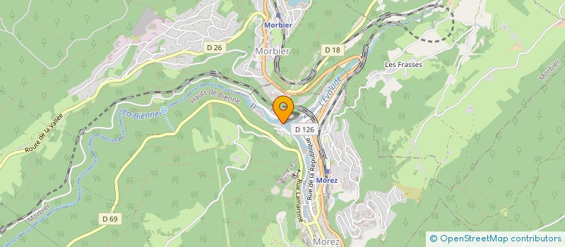 localisation de l'entreprise LES FORGES MTA  HAUTS DE BIENNE