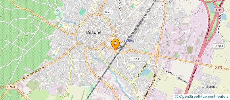 localisation de l'entreprise LES FORNES à BEAUNE