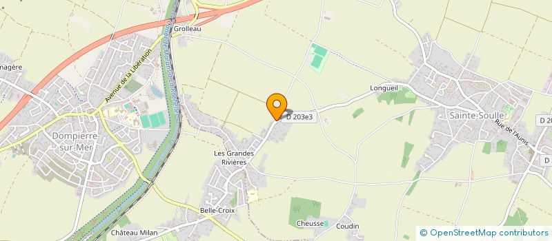 localisation de l'entreprise LES FORTINES  SAINTE-SOULLE