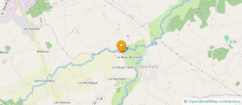 localisation de l'entreprise LES FORTS MAISONS  YFFINIAC