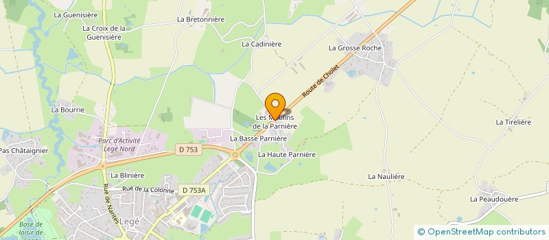 localisation de l'entreprise LES FORTUNES  LEGE