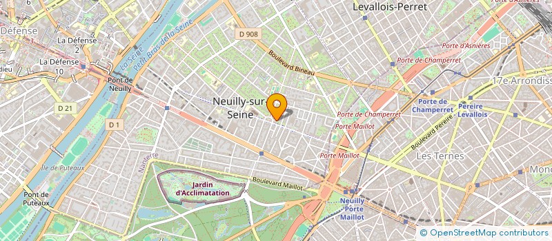 localisation de l'entreprise LES FOSSES à NEUILLY-SUR-SEINE