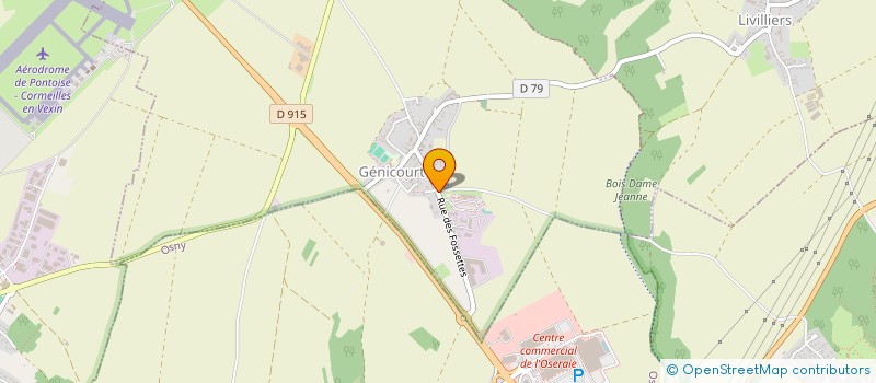 localisation de l'entreprise LES FOSSETTES DE GENICOURT à GENICOURT