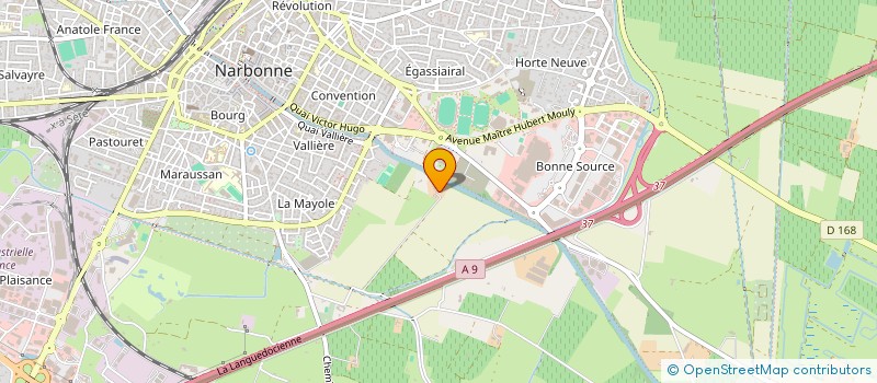 localisation de l'entreprise LES FOUDRES  NARBONNE