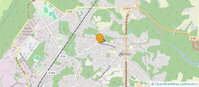 localisation de l'entreprise LES FOUGERES à TARNOS