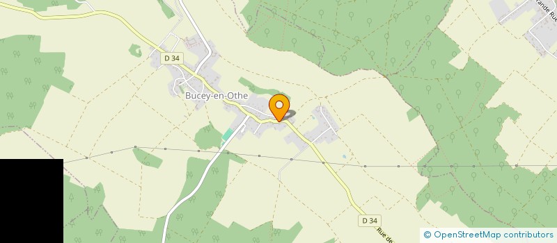 localisation de l'entreprise LES FOUGERES à BUCEY-EN-OTHE