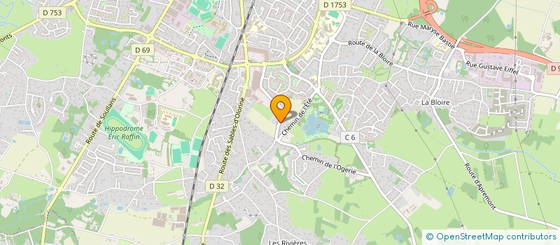localisation de l'entreprise LES FOUGERES à CHALLANS