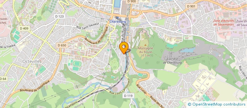 localisation de l'entreprise LES FOUGERES à CHERBOURG-EN-COTENTIN