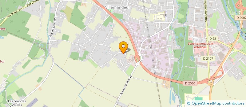 localisation de l'entreprise LES FOUGERES à VILLEMANDEUR