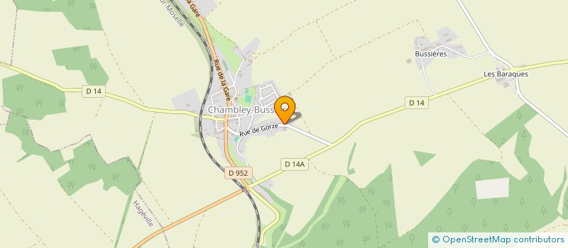 localisation de l'entreprise LES FOUGES  CHAMBLEY-BUSSIERES