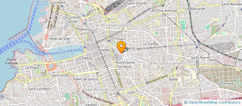 localisation de l'entreprise LES FOULARDS ROUGES à MARSEILLE