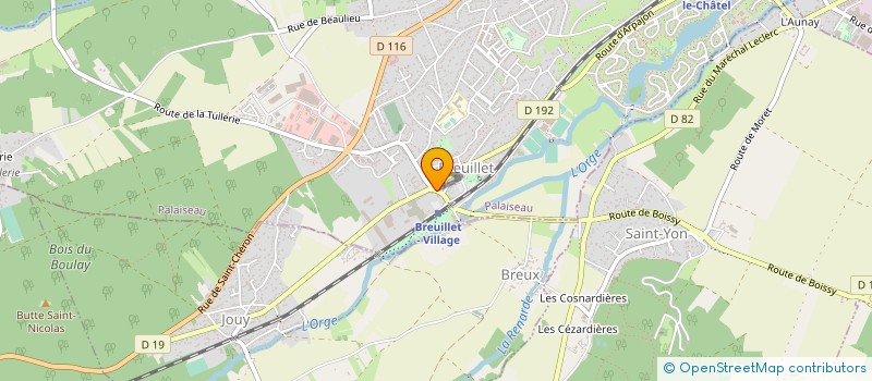 localisation de l'entreprise LES FOULEES BREUILLETOISES à BREUILLET