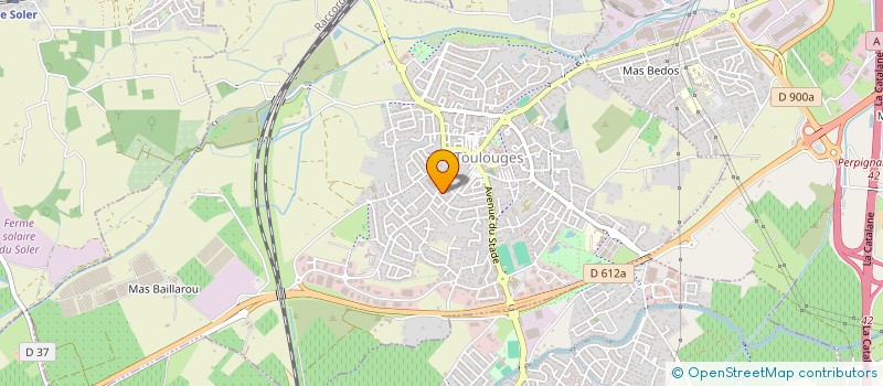 localisation de l'entreprise LES FOULEES DE LA PAU I TREVA à TOULOUGES