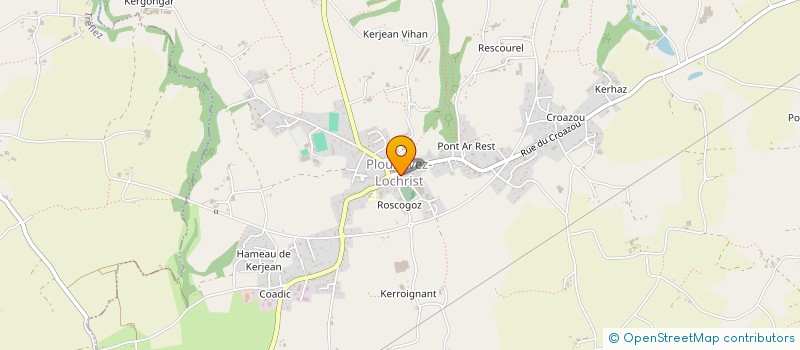 localisation de l'entreprise LES FOULEES DU KERNIC  PLOUESCAT