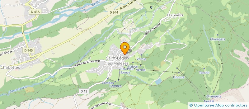 localisation de l'entreprise LES FOULONS  SAINT-JEAN-SAINT-NICOLAS