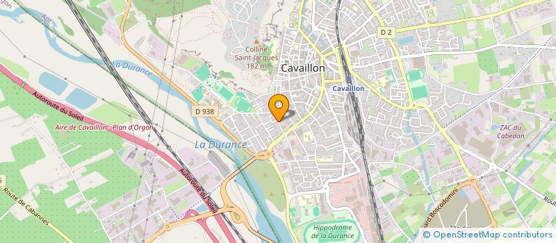 localisation de l'entreprise LES FOURCHES à CAVAILLON