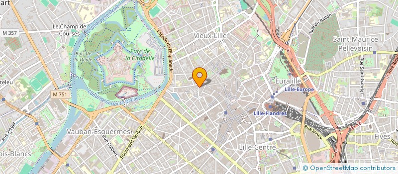 localisation de l'entreprise LES FOURCHETTES ROSES  LILLE