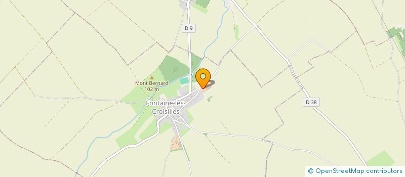 localisation de l'entreprise LES FOURDRAINES  FONTAINE-LES-CROISILLES