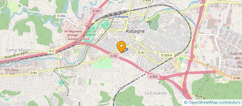 localisation de l'entreprise LES FOURMIE Z à AUBAGNE