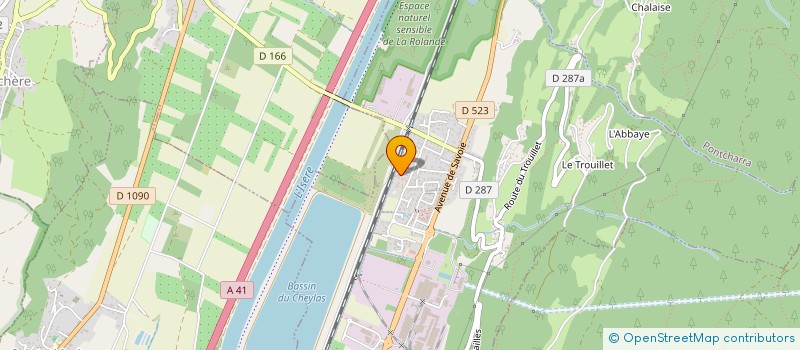 localisation de l'entreprise LES FOURMIGUES  LE CHEYLAS