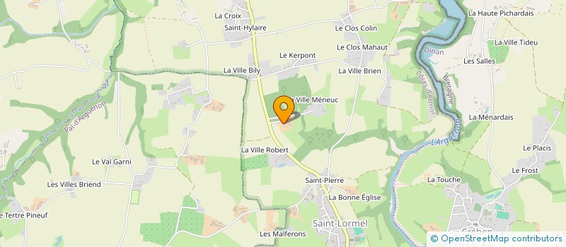 localisation de l'entreprise LES FOURMIS  SAINT-LORMEL