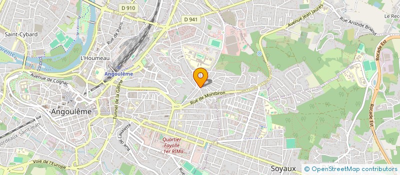 localisation de l'entreprise LES FOURMIS REVEUSES à ANGOULEME