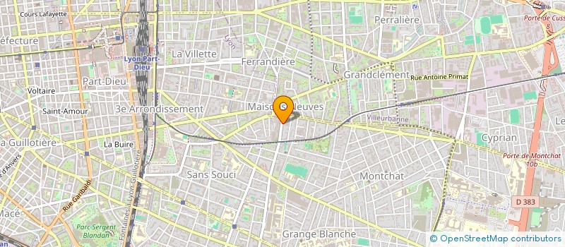 localisation de l'entreprise LES FOURMIS ROUGES  LYON