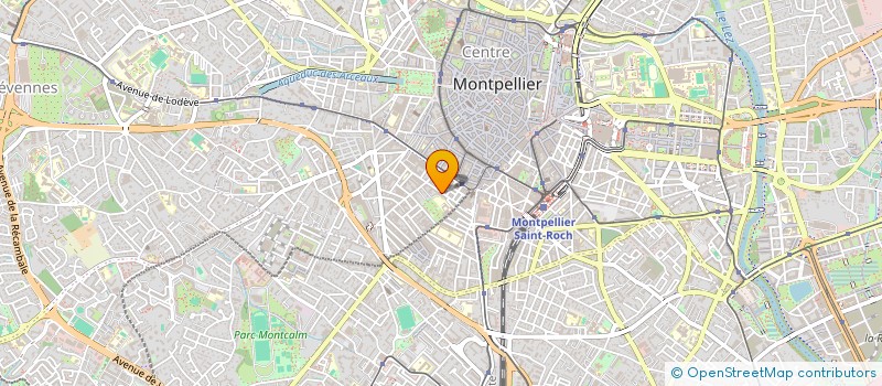 localisation de l'entreprise LES FOURMIS ROUSSES à MONTPELLIER