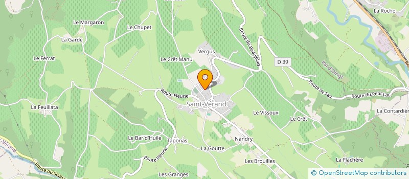 localisation de l'entreprise LES FOURNEAUX D'OINGT à VAL D'OINGT