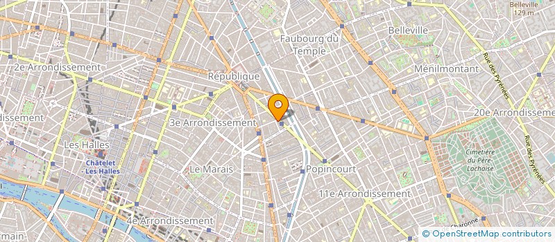 localisation de l'entreprise LES FOURNILS DE GAIA  PARIS