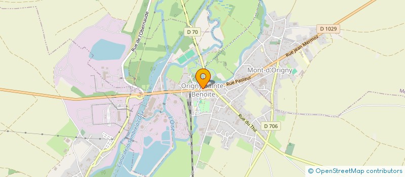 localisation de l'entreprise LES FOURNILS DE MATHIS  ORIGNY-SAINTE-BENOITE