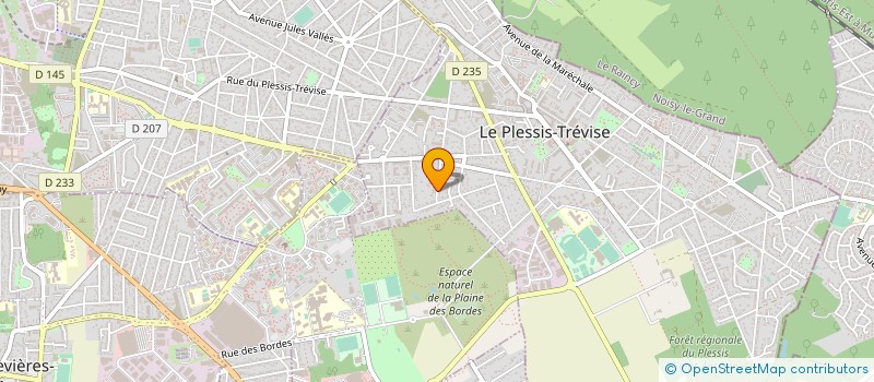 localisation de l'entreprise LES FOURNILS DE PARTHENAY  LE PLESSIS-TREVISE