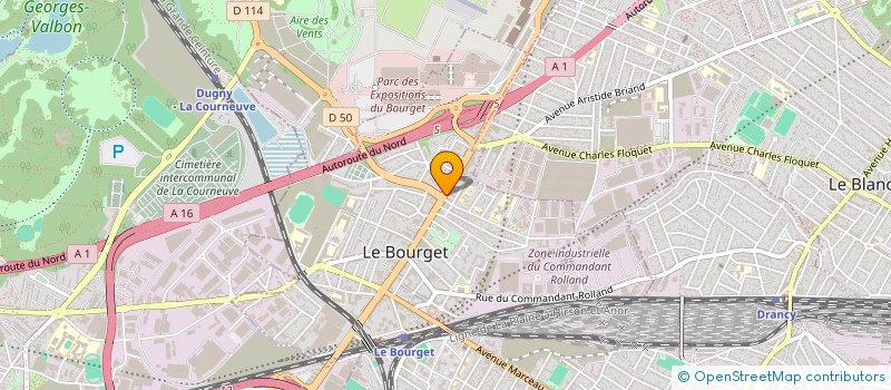 localisation de l'entreprise LES FOURNILS DU BOURGET à LE BOURGET