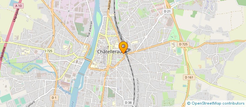 localisation de l'entreprise LES FOURNILS DU CENTRE OUEST à CHATELLERAULT