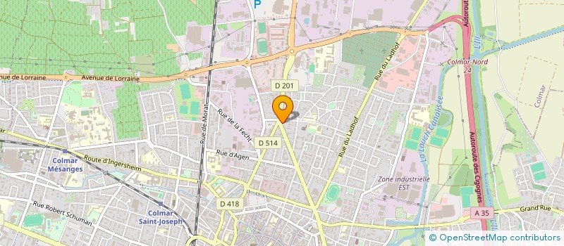 localisation de l'entreprise LES FOURNILS DU VIGNOBLE  COLMAR