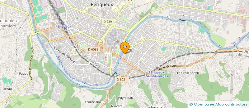 localisation de l'entreprise LES FOURS A CHAUX à PERIGUEUX