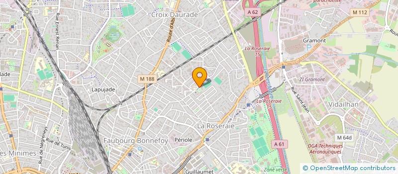localisation de l'entreprise LES FOUS ALLIES à TOULOUSE