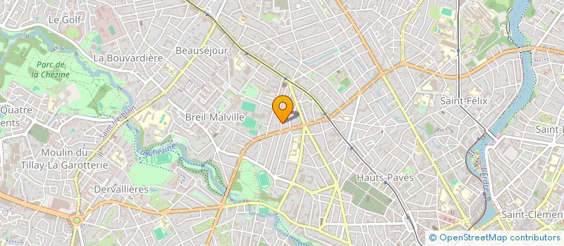 localisation de l'entreprise LES FOUS CHANTANTS  NANTES