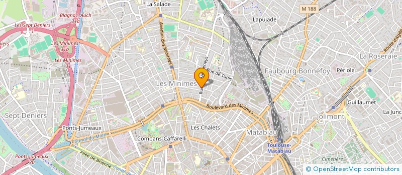 localisation de l'entreprise LES FOUS DE BANQUETS à TOULOUSE