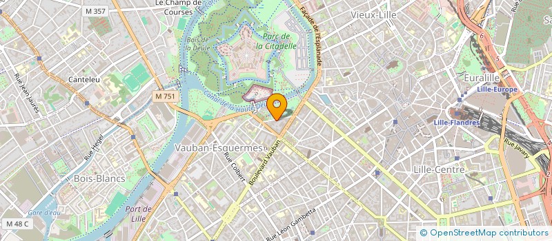 localisation de l'entreprise LES FOUS DE LA JOIE à LILLE