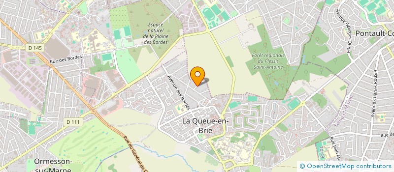 localisation de l'entreprise LES FOUS DU BAD PAS CONTENTS à LA QUEUE-EN-BRIE