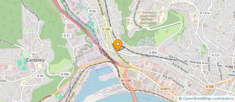 localisation de l'entreprise LES FOUS DU JEU à ROUEN