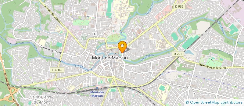 localisation de l'entreprise LES FOUS DU ROI à MONT-DE-MARSAN